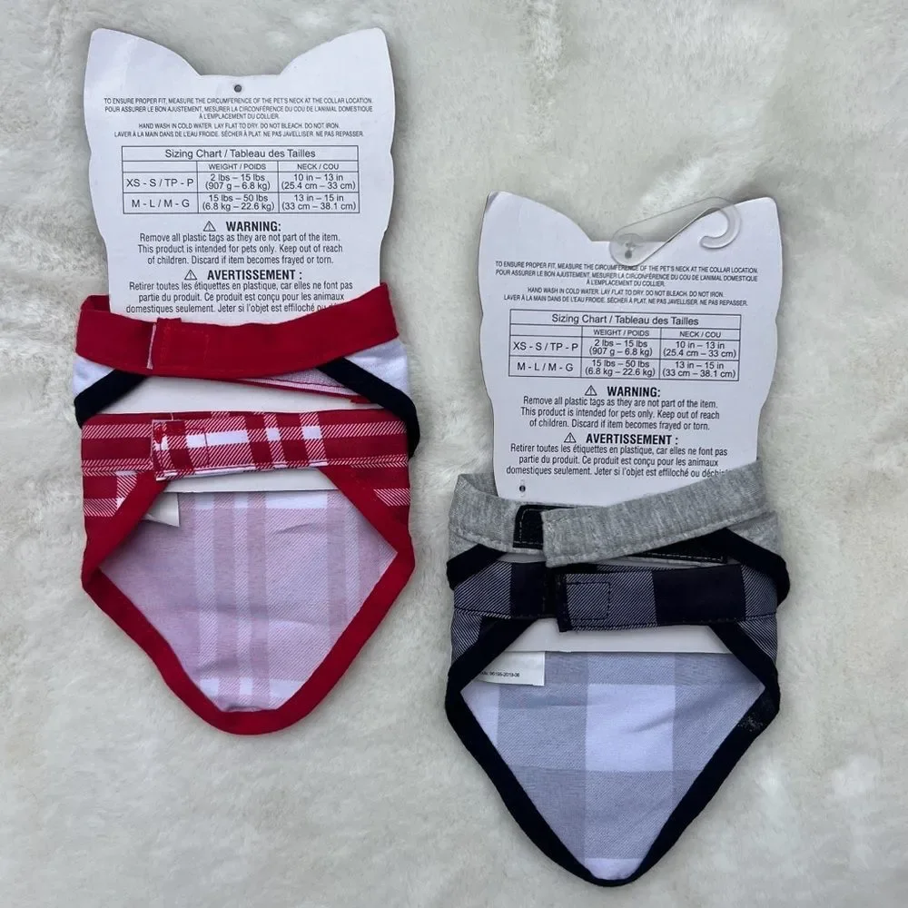NWT Bundle Dog Bandanas for small dogs